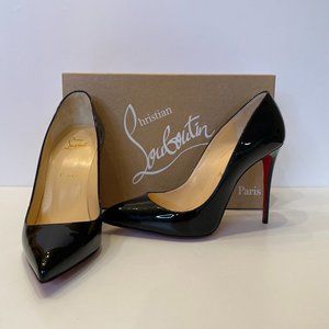 NWT! Christian Louboutin Black Patent Leather Heels